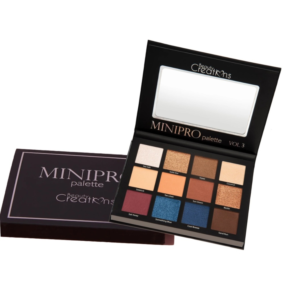 Beauty Creations Vol. 3 Mini Pro Eyeshadow Palette Matte Shimmer Lot Of 2 NEW